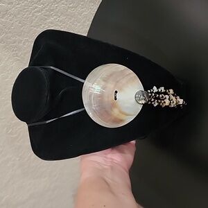 Unique Abalone Shell Necklace, Artisan Jewelry